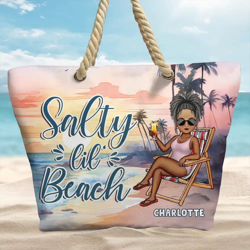 Beach Lovin' Girl - Personalized Beach Bag