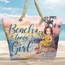 Beach Lovin' Girl - Personalized Beach Bag