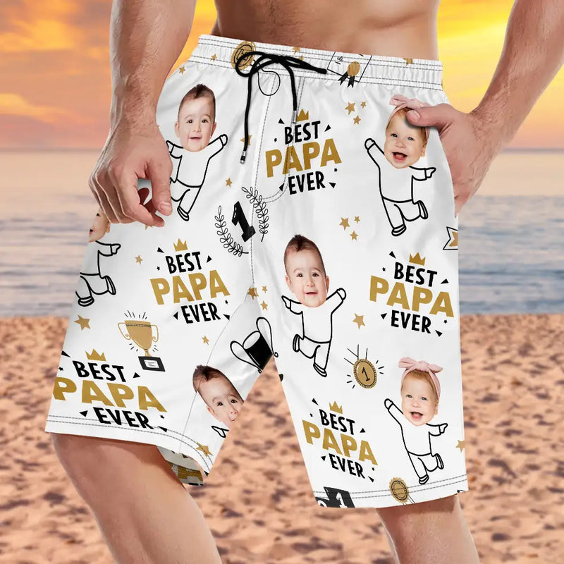 Custom Photo Kids Dancing - Personalized Unisex Beach Shorts