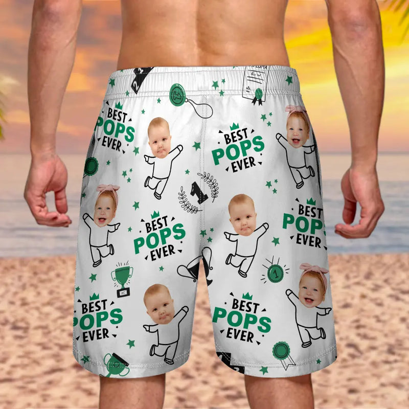 Custom Photo Kids Dancing - Personalized Unisex Beach Shorts
