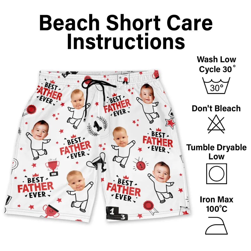 Custom Photo Kids Dancing - Personalized Unisex Beach Shorts