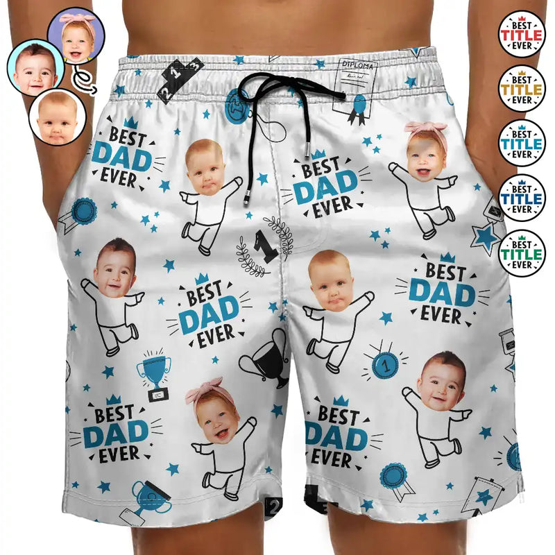 Custom Photo Kids Dancing - Personalized Unisex Beach Shorts