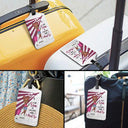 Say Yes To New Adventure - Personalized Luggage Tag
