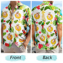 Custom Photo Tropical Fruit Kids - Personalized Hawaiian Shirt