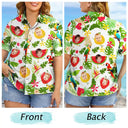 Custom Photo Tropical Fruit Kids - Personalized Hawaiian Shirt
