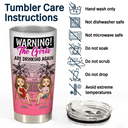 Attention, les filles boivent à nouveau cet été ! Verre personnalisé