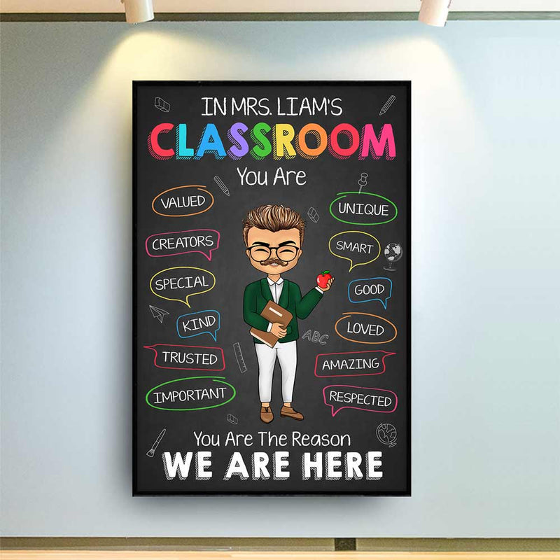 In This Classroom You Are - Personalized Poster