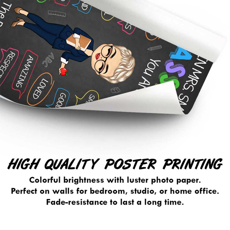 In This Classroom You Are - Personalized Poster