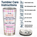 Y2K Besties Because Of You I Laugh A Little Harder - Personalized Tumbler