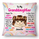 Gift For Kids - Granddaughter Grandson Hugged This Pillow - Personalized Pillow