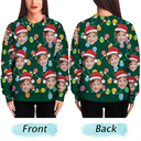 Custom Photo Funny Family Face - Personalized Unisex Ugly Sweater