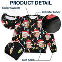 Custom Photo Funny Family Face - Personalized Unisex Ugly Sweater