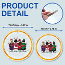 Our Friendship Is Limitless - Personalized Circle Glass Ornament