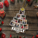 Custom Photo Besties Sisters Family Forever - Personalized Custom Shaped Acrylic Ornament