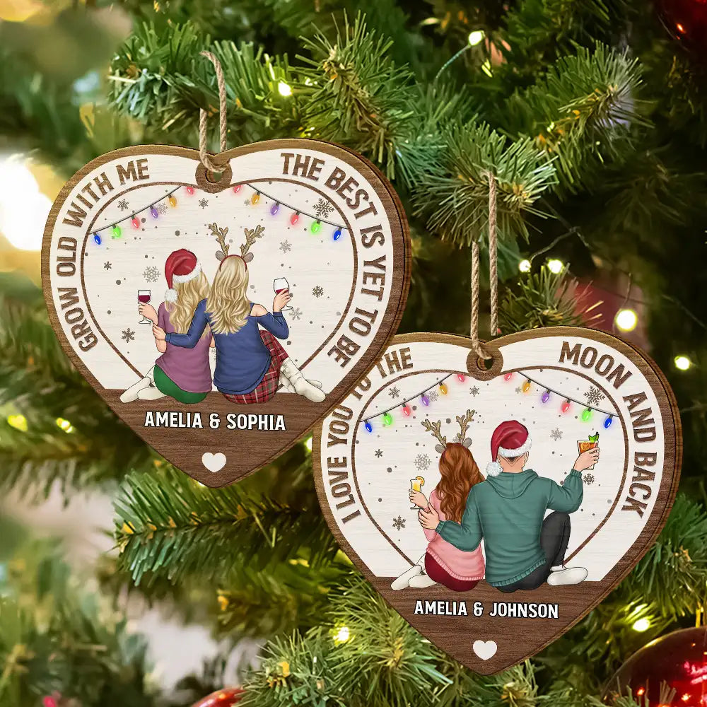 You Are By Far My Favorite - Personalized Custom Shaped Wooden Ornament