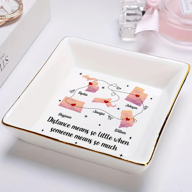 I Miss Your Face - Personalized Ring Dish