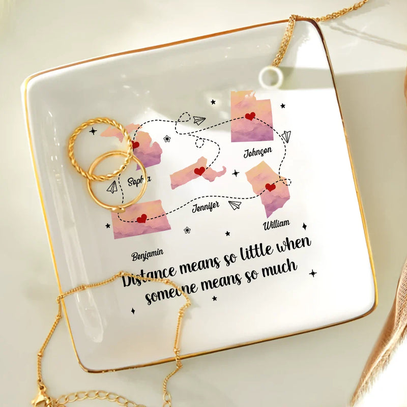 I Miss Your Face - Personalized Ring Dish