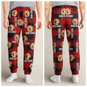 Pet Lovers - Custom Photo Plaid Pet Face - Personalized Pajama Pants