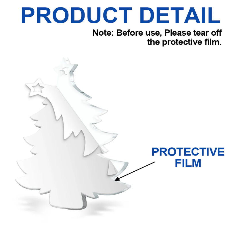 Family, Gift For Bestie, Gift For Sisters, Gift For Brothers, Gift For Sibling - Custom Photo Family Friends Christmas Tree - Personalized Custom Shaped Acrylic Ornament