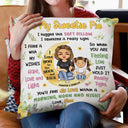 Gift For Kids - Granddaughter Grandson Hug This Soft Pillow - Personalized Pillow