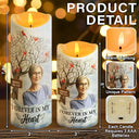 Memorial - Custom Photo I'm Always With You Memorial - Personalized Flameless LED Candle