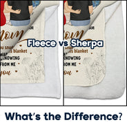 Gift For Mother, Mom - Children, Mom - Daughters (Adult) - Mom Every Time You Snuggle This Blanket - Personalized Fleece Blanket, Sherpa Blanket