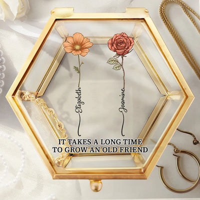 Glass Jewelry Box