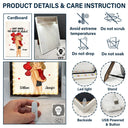 Couple Light Me When You Want - Lampe LED personnalisée avec cadre pour miroir