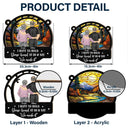 Gift For Couples, Old Couples, Gift For Husband, Gift For Wife, Gift For Boyfriend, Gift For Girlfriend - Couple Hold Your Hand At 80 - Personalized Window Hanging Suncatcher Ornament