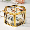 Gift For Bestie,Happy,Gift For Sisters - Besties Forever - Personalized Glass Jewelry Box