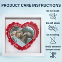 Gift For Couples,Gift For Wife,Gift For Girlfriend - Custom Photo You & Me We Got This - Personalized Flower Shadow Box
