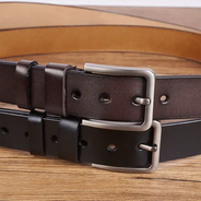 Couple Je t'aime pour ce que tu es - Ceinture en cuir gravée personnalisée