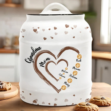 Mom's Grandma's Little Cookies - Personalized Cookie Jar