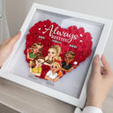 Gift For Bestie - Besties Forever - Personalized Flower Shadow Box
