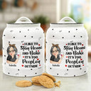 Just A Girl Who Loves Baking - Personalized Cookie Jar