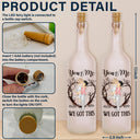 Gift For Couples, Gift For Husband, Gift For Boyfriend, Gift For Girlfriend, Gift For Wife - Couple Favorite Place In All The World - Personalized Bottle Light