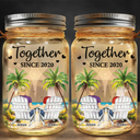 Gift For Couples,Gift For Husband,Gift For Wife,Gift For Boyfriend,Gift For Girlfriend,Love - You & Me We Got This Landscape - Personalized Mason Jar Light