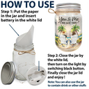 Gift For Couples,Gift For Husband,Gift For Wife,Gift For Boyfriend,Gift For Girlfriend,Love - You & Me We Got This Landscape - Personalized Mason Jar Light