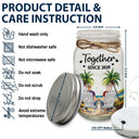 Gift For Couples,Gift For Husband,Gift For Wife,Gift For Boyfriend,Gift For Girlfriend,Love - You & Me We Got This Landscape - Personalized Mason Jar Light