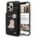 Dog Lovers, Dog Mom, Dog Dad - I'm A Cat Person - Personalized Leather Flip Wallet Phone Case