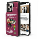 Gift For Yourself, Camping - The Campsite Is Calling - Personalized Leather Flip Wallet Phone Case