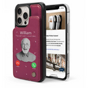 Memorial - Custom Photo The Call I Wish I Could Take - Personalized Leather Flip Wallet Phone Case