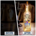 Gift For Mother, Mom - Daughters (Adult) - Mom Thanks For Sharing Your DNA - Personalized Bottle Light