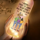 Gift For Mother, Mom - Daughters (Adult) - Mom Thanks For Sharing Your DNA - Personalized Bottle Light