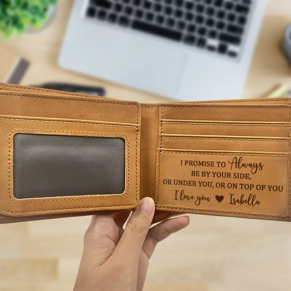 Gift For Couples, Gift For Husband, Gift For Boyfriend - I Licked It So It's Mine - Personalized Bifold Wallet