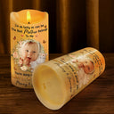 Gift For Mother, New Mom, New baby - Custom Photo I'm As Lucky As Can Be The Best Mommy Belongs To Me - Personalized Flameless LED Candle