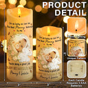 Gift For Mother, New Mom, New baby - Custom Photo I'm As Lucky As Can Be The Best Mommy Belongs To Me - Personalized Flameless LED Candle