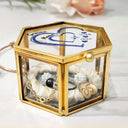 Gift For Mother,Gift For Grandma,Love - Mom's Grandma's Sweethearts - Personalized Glass Jewelry Box