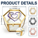 Gift For Mother,Gift For Grandma,Love - Mom's Grandma's Sweethearts - Personalized Glass Jewelry Box