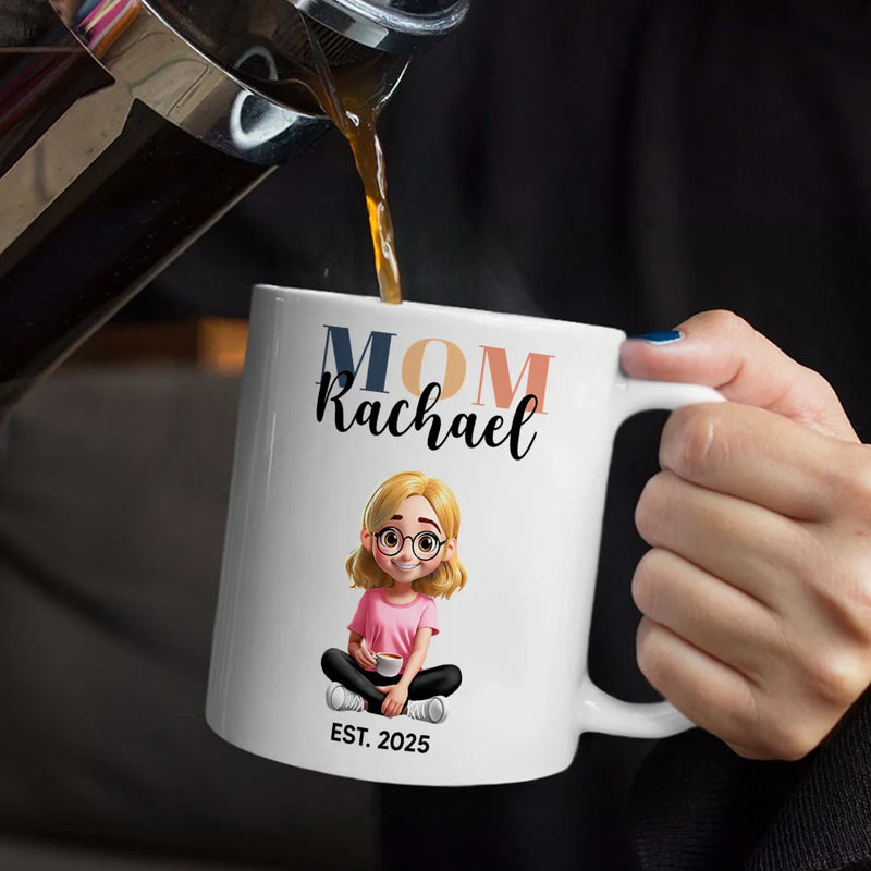 Gift For Yourself,Gift For Women,Gift For Men,Gift For Aunt,Gift For Uncle,Gift For Mother,Gift For Grandpa,Gift For Father,Gift For Grandma - Mom Dad Auntie Uncle Pregnancy Announcement - Personalized Mug